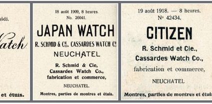Les origines suisses de Citizen Watch
