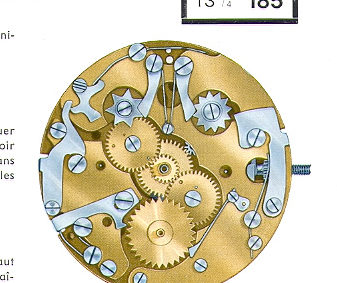 Chronographe Landeron 185/186